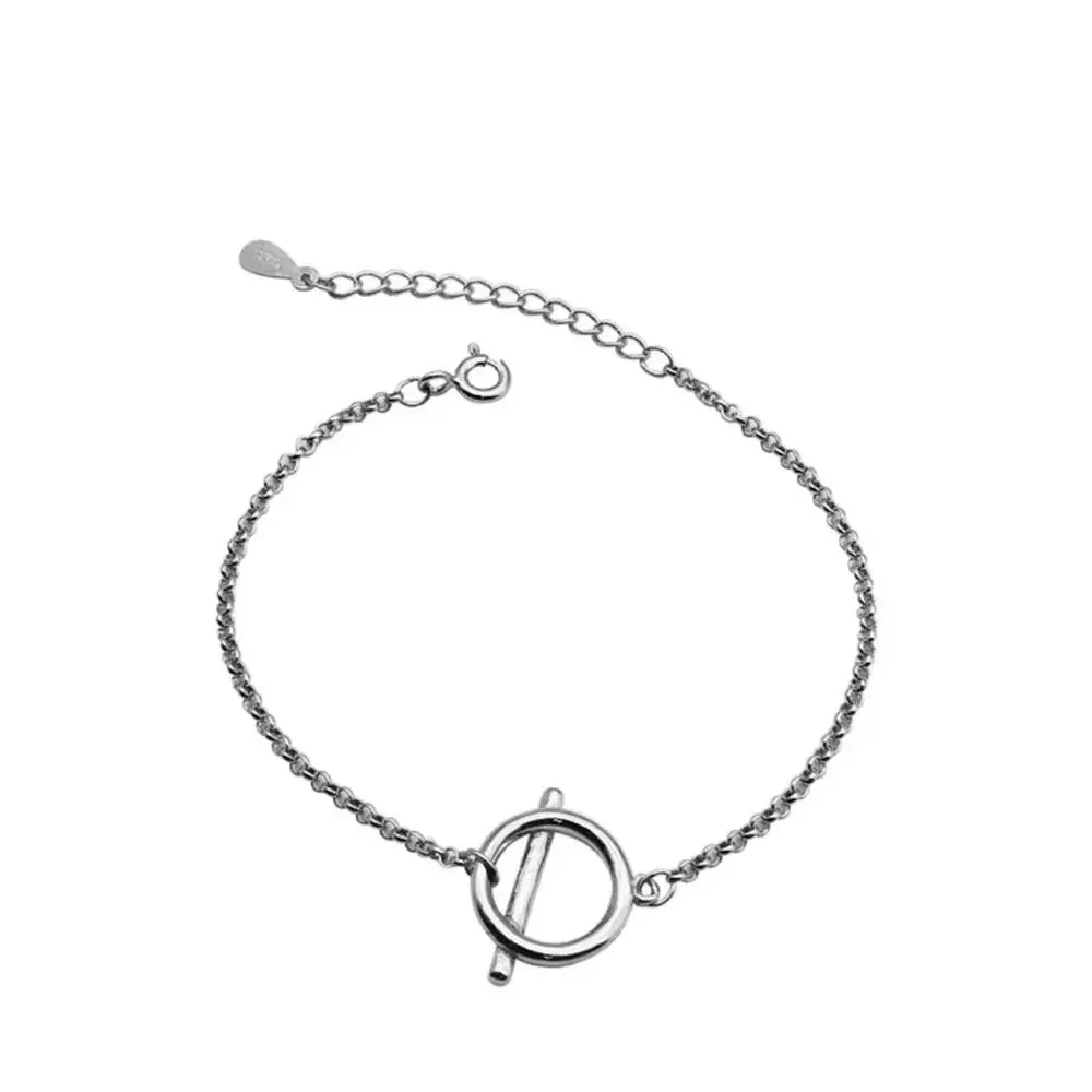 NEW sterling silver chain link bracelet jewelry gift B21